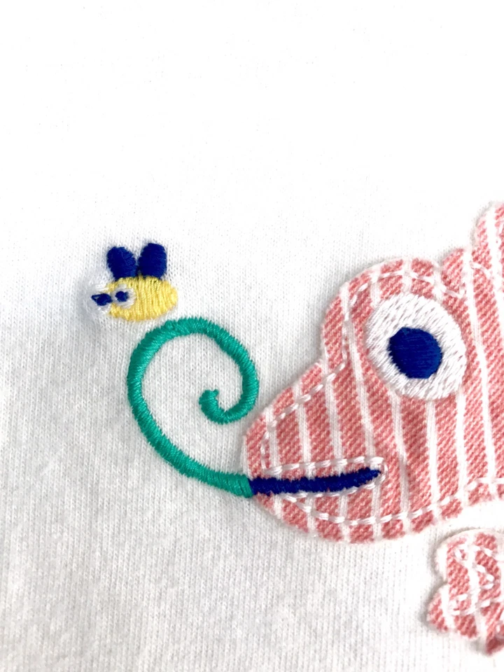 Camiseta Mini Boden Gecko Lizard Appliqué. Precio de venta al por menor $27 $19,50 18-24 M nuevo con etiquetas Foto 4 de 4