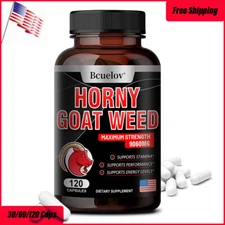 Horney Goat Weed-with Maca,Saw Palmetto,Ginseng,L-Arginine for Men&Women 30-120