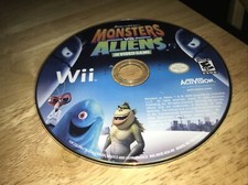 Monsters vs. Aliens (Nintendo Wii, 2009) Working Game Only