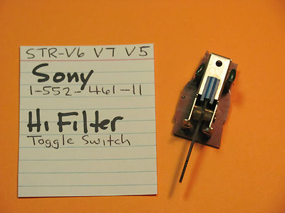  SONY 1-552-461-11 TOGGLE SWITCH  FILTERS  MODE LOUDNESS STR-V5 STR-V6 STR-V7