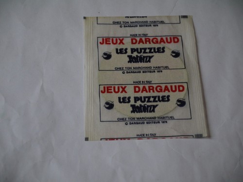 UDERZO ASTÉRIX AUTOCOLLANT DARGAUD 1976 NEUF DANS SON BLISTER N°6 - Picture 2 of 2