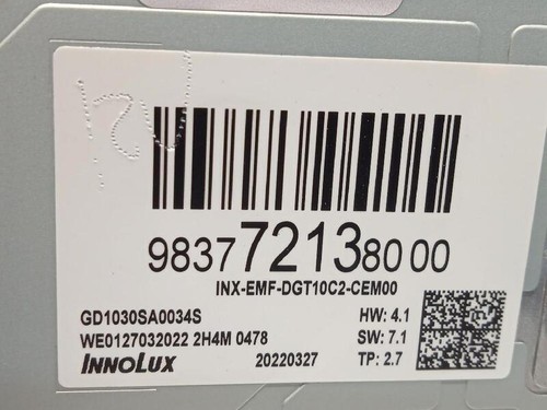 9837721380 bildschirm für OPEL GRANDLAND GRANDLAND X (A18 P1UO) 1.2 (75) - Bild 5 von 5