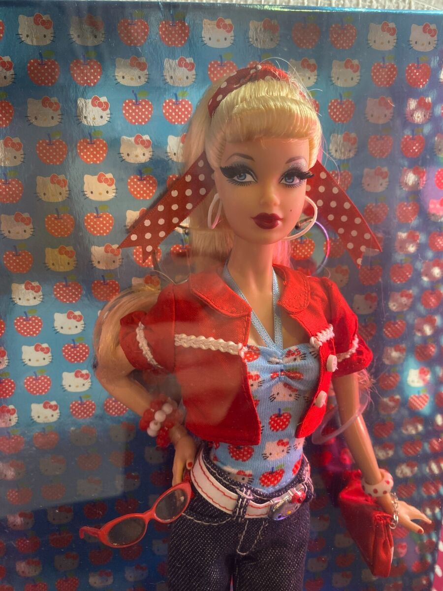 Barbie Hello Kitty Doll 2008 MATTEL SANRIO Figure Barbie Hello Kitty Doll 2008 MATTEL SANRIO Figure
