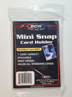 New Mini Snap Crystal Clear Card Holder for Standard 20pt cards Lot of 5 — photo 2
