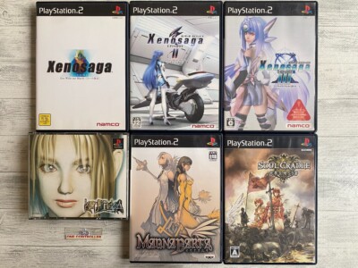 SONY PS 1 2 Koudelka & Xenosaga      & Magna Carta & Soul Cradle set from Japan