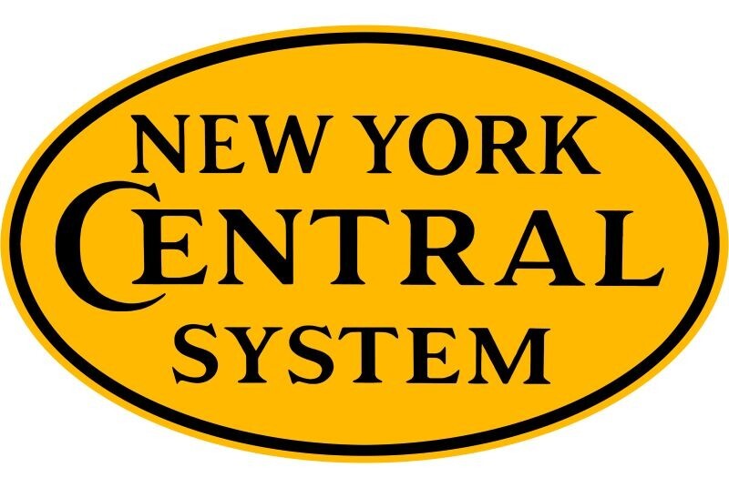 ステッカー　シール　海外　USA ニューヨーク　セントラル鉄道　アンティーク New York Central Railroad NEW 28