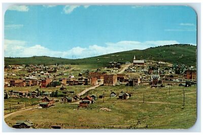 c1960's Bird's Eye View Of Vista Of Cripple Creek Colorado CO Vintage Postcard
