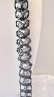 Vintage Caged Faux Gray Pearl Infinity Necklace 30 Inches — photo 4