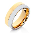 Verlobungsring Ehering Damenring Herrenring aus Edelstahl mit Ring Gravur E030