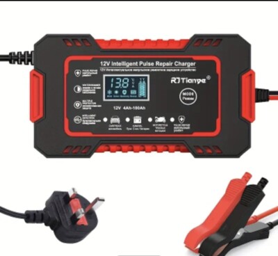 Autobatterie Ladegerät 12V 6A Impuls Reparatur Lcd Display AGM Deep Cycle Charger 