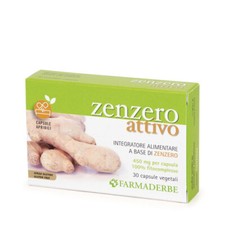 Zenzero Attivo Farmaderbe 30 Capsule Vegetali