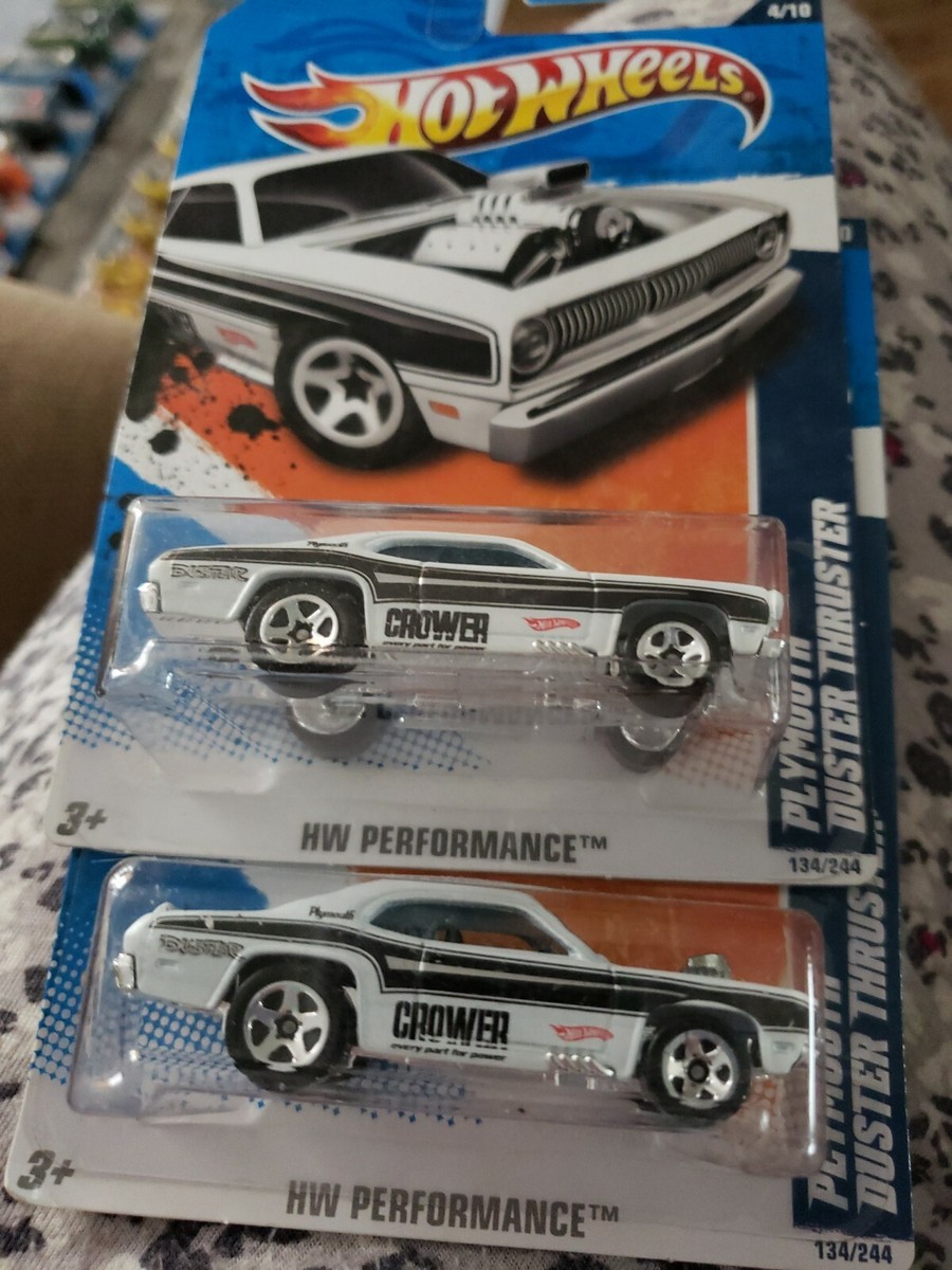 2011 HW Performance White Plymouth Duster Thruster Hot Wheels