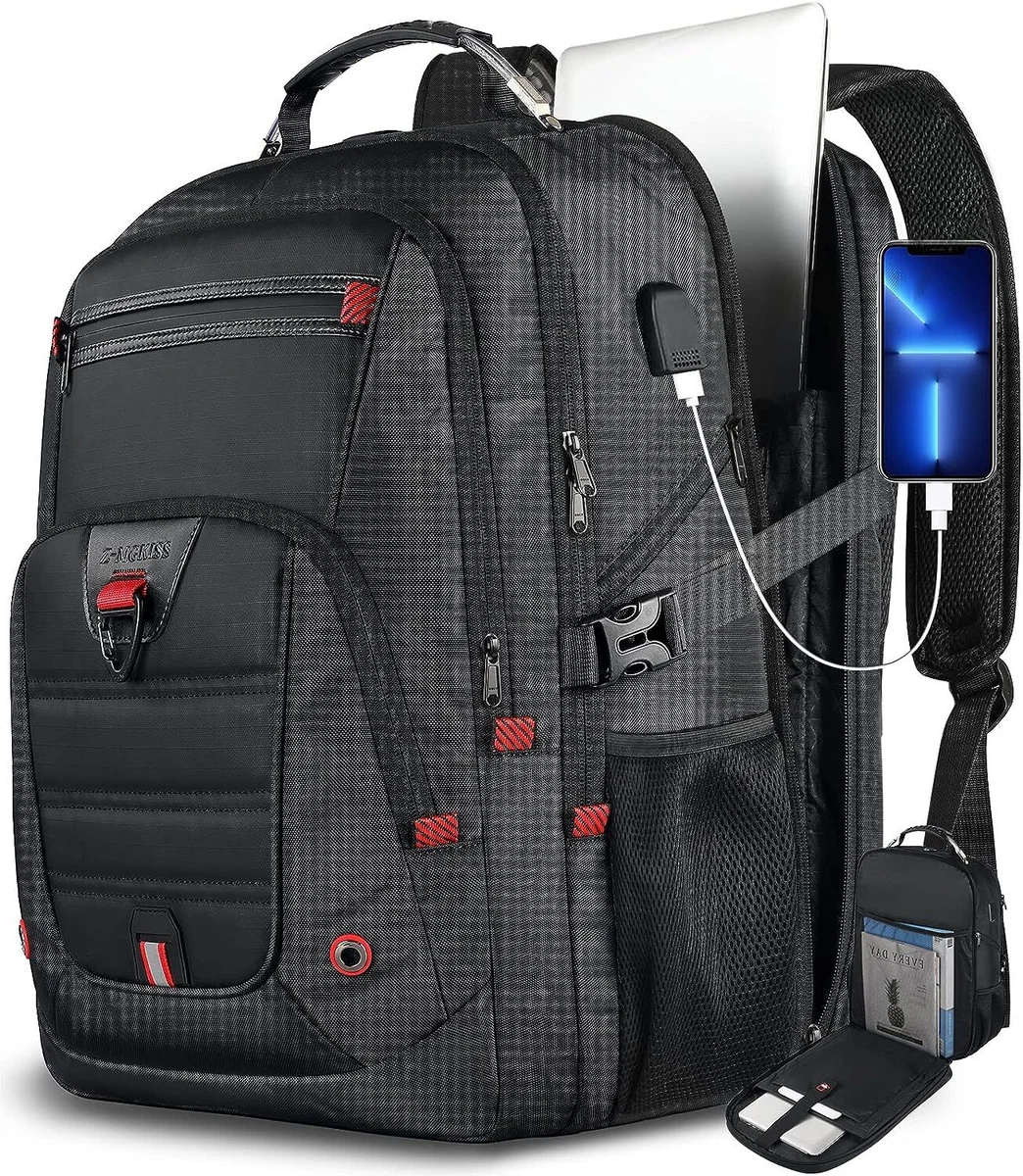 Men with cheap backpacks