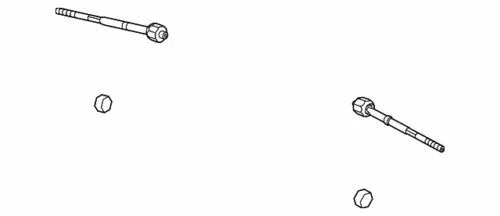 Genuíno GM 2010-2017 Chevrolet GMC Suspensão Engrenagem de Direção Tie Rod End 19207056 - Imagem 3 de 4