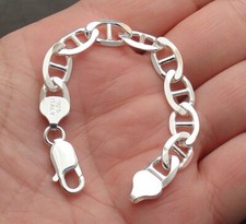 5" Solid Mariner Anchor Link Extender 4 Chain Necklace Real 925 Sterling Silver