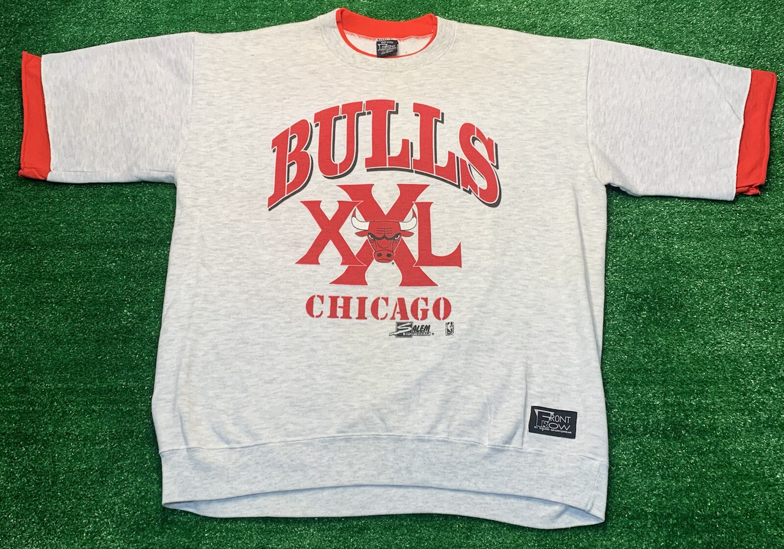 FILA Vintage Front Row By Salem Sportswear Chicago Bulls MJ manica corta girocollo XL