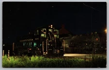 Pennsylvania Railroad Steam Diesel York PA Postcard