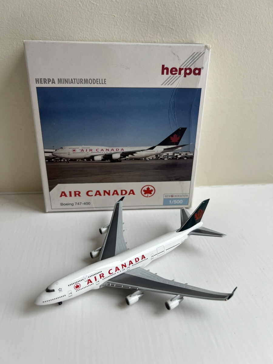 Air Canada Boeing 747-400 1:500 Herpa Model | eBay