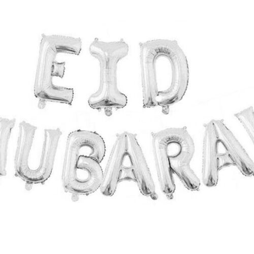 Ramadan Eid Mubarak PARTY DECORATIONS FOIL BALLOONS LETTER BUNTINGS - Picture 12 of 27