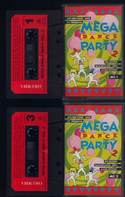 Mega Dance Party 2 Dancefloor Hits 90er Adamski Maxi Priest 1993 MC Kassette 306