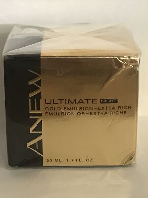 Avon Anew Ultimate Night Gold Emulsion 1.7 fl. oz. NEW. Sealed.