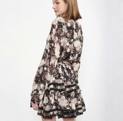 En Saison Rena Mini Dress Black Floral Size 2X NEW | eBay