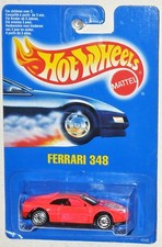 Hot Wheels 1990 Hot Pink Ferrari 348 Blue Card MOC VHTF UH wheels No Collector #