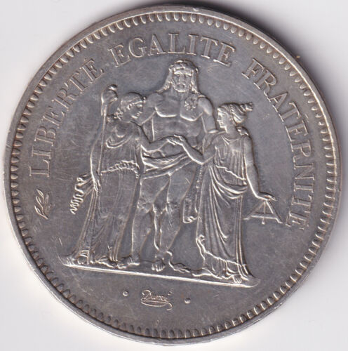 Currency France - 50 Francs 1974 - Silver 30 Gr - Picture 2 of 2