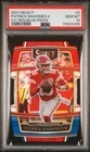 2021 Select Patrick Mahomes Die-Cut RED BLUE Prizm PSA 10 GEM-MT MVP