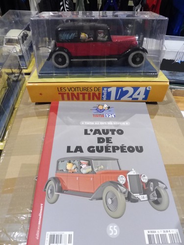 SPLENDIDE VOITURE TINTIN 1/24 L'AUTO BLINDÉ N•42 - NEUF