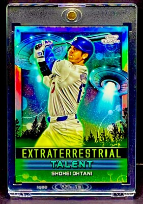 Shohei Ohtani RARE REFRACTOR INVESTMENT CARD TOPPS CHROME COSMIC DODGERS MINT