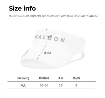 Genuine Malbon Golf Malbon Logo Tee Holder Visor WHITE (MAN