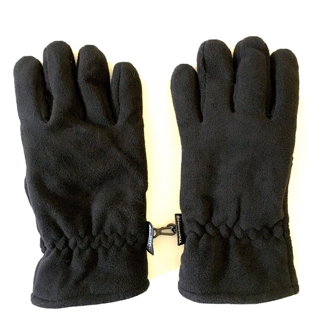Thinsulate 40 Gram Insulation Gloves Womens Sz L/XL Black Fleece with