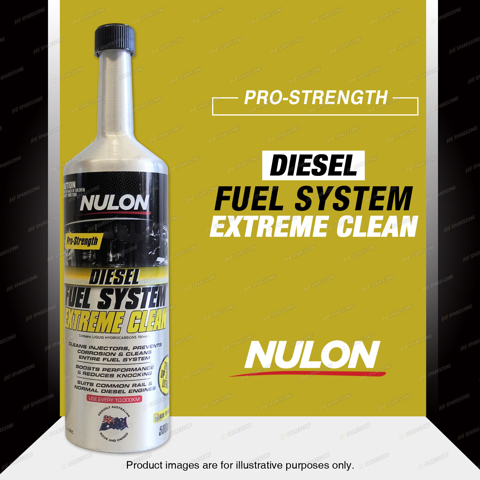 Nulon ProStrength Diesel Fuel System Extreme Clean 500ML TDSC Upgrade