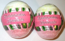 2 BATH  BODY WORKS BATH FIZZY WATERMELON LEMONADE 4.6 OZ BATH BOMB
