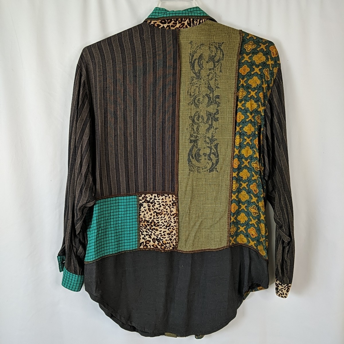 Faith Celia Forrester Patchwork Button Front Shir… - image 4