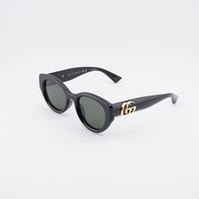 Gucci GG1976SK 001 Black/Grey 52-21-145 Sunglasses New Authentic