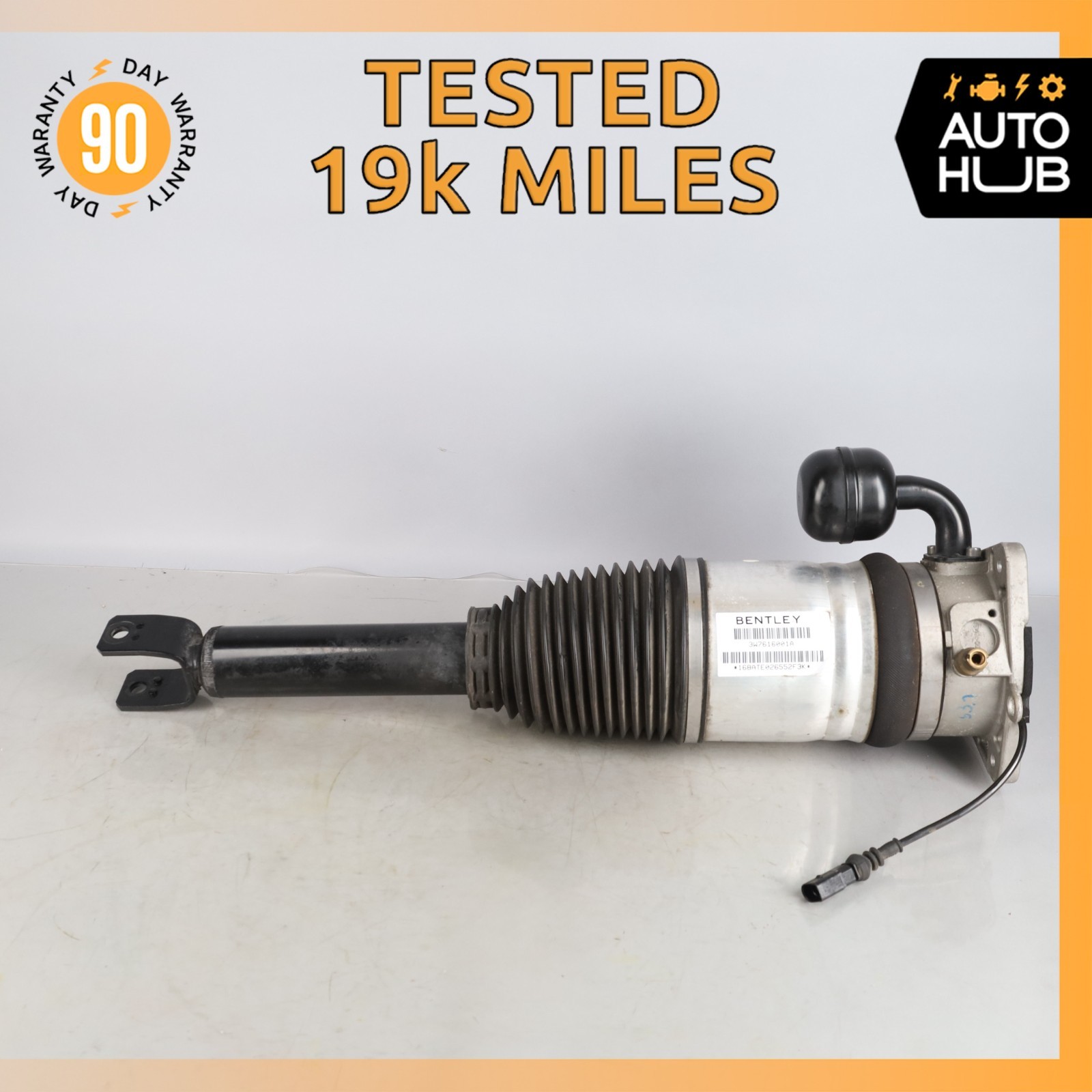 07-11 Bentley Continental GTC Rear Left Air Ride Air Shock Strut 3W7616001A OEM