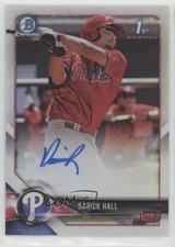 2018 Bowman Chrome Prospect Refractor 346/499 Darick Hall #CPA-DH Auto 11fe