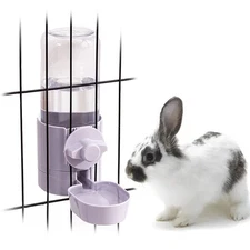 17oz Rabbit Water Bottle, Pet Cage Suspended Dispenser, Hanging Automatic Sma...