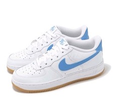 Nike Air Force 1 GS AF1 White Light Blue Gum Kids 5Youth Women 6.5 FV5948-115