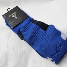 Kobe Socks System 8 Blue Stripe Mens Sz XL 12-15 SX4738-411 DS 2012 Rare