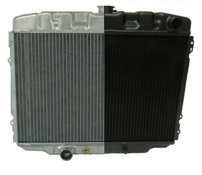 Aluminum Radiator 1967 1968 1969 1970 Mustang and Cougar Big Block 24'' Black