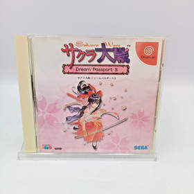 Sega Dreamcast Console With Sakura War NTSC-J Tested HKT-3000 Japanese