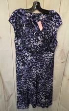 Chaps Women's Size 16W Purple Dress
