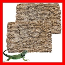 2PCS Cork Terrarium Background 15.7 x 11.8in Natural Cork Large Bark Backdrop...