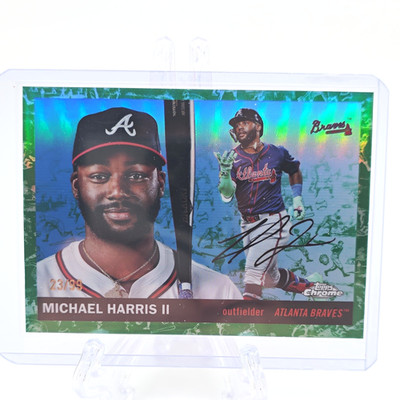 Topps Chrome Platinum Anniversary 2025 Michael Harris II  Braves #9 Auto 23/99