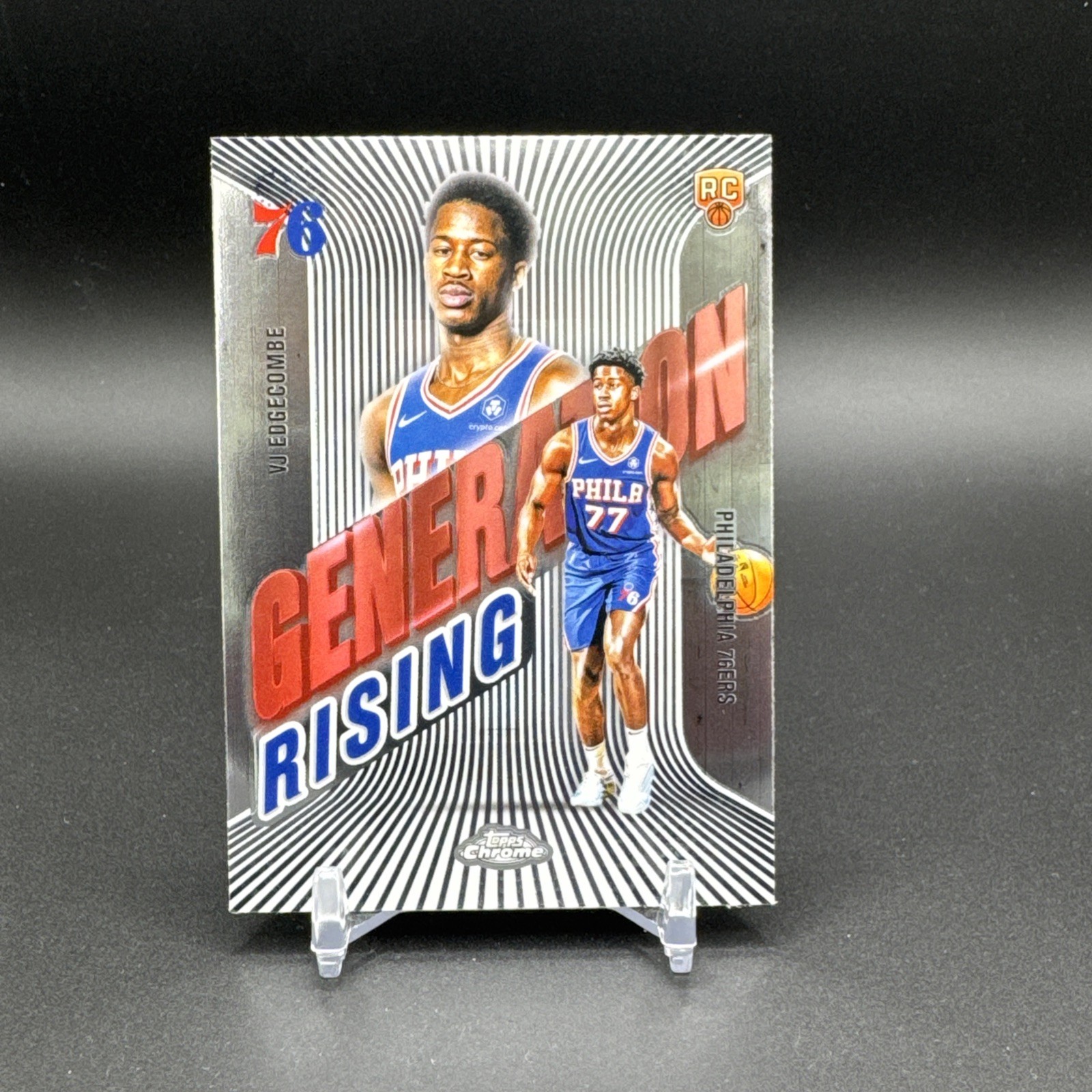 2025-26 Topps Chrome Generation Rising VJ Edgecombe RC #GR-3