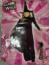 Costumania Classic Witch Costume Girls Size Large 12-14 - See Description. A26