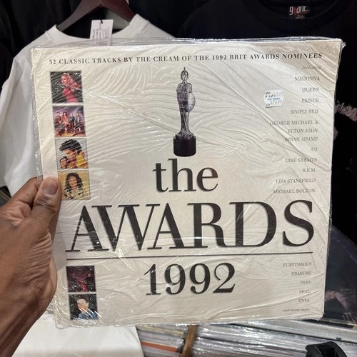 SEALED AWARDS 1992 Double 2x12" LP Vinyl Record Queen Prince U2 REM Madonna NOS